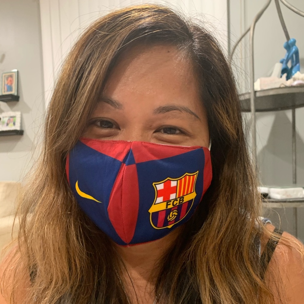 F.C. Barcelona Reusable Cotton Face Mask